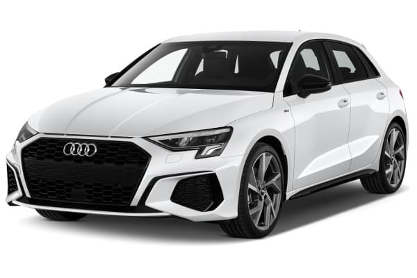 Audi A3, front three-quarter view