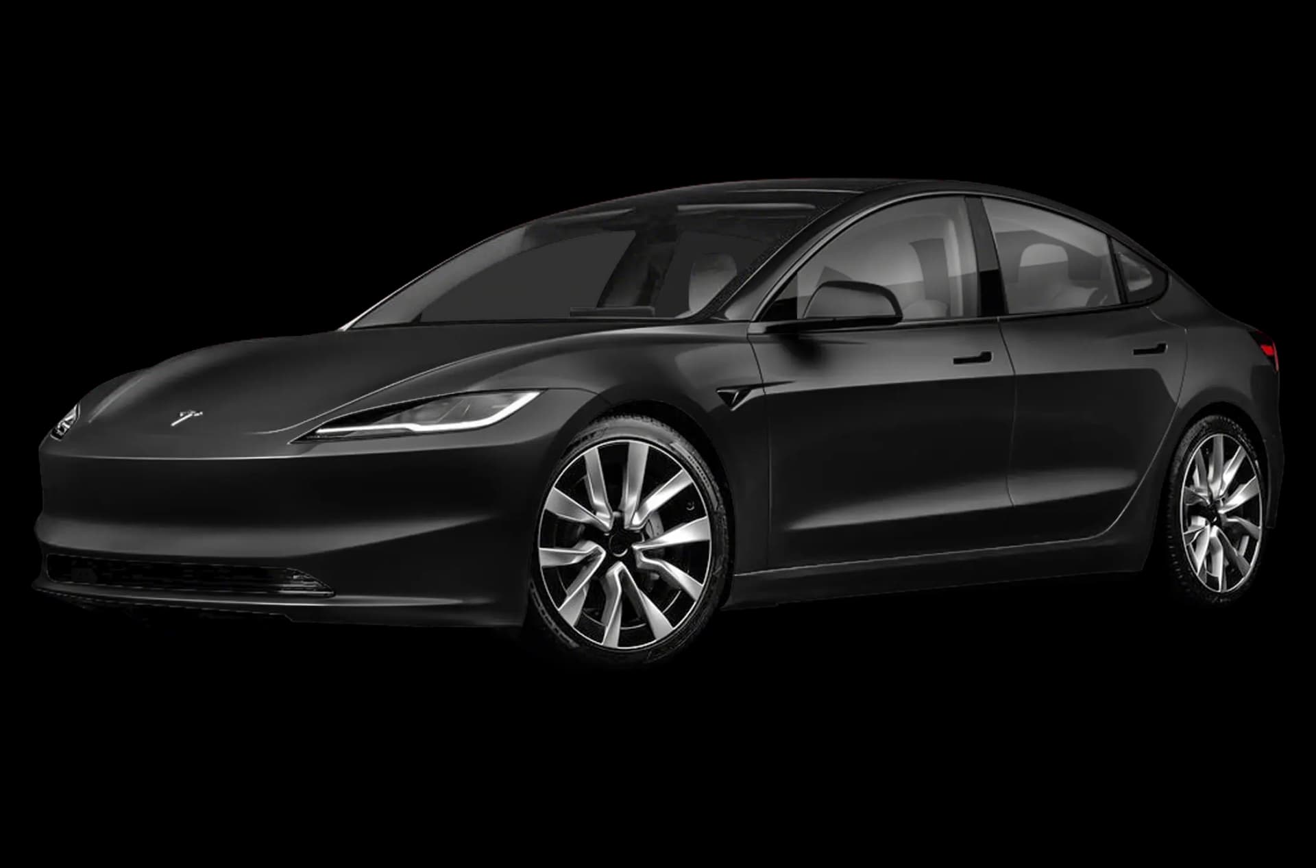 Tesla Model 3, Front three-quarter